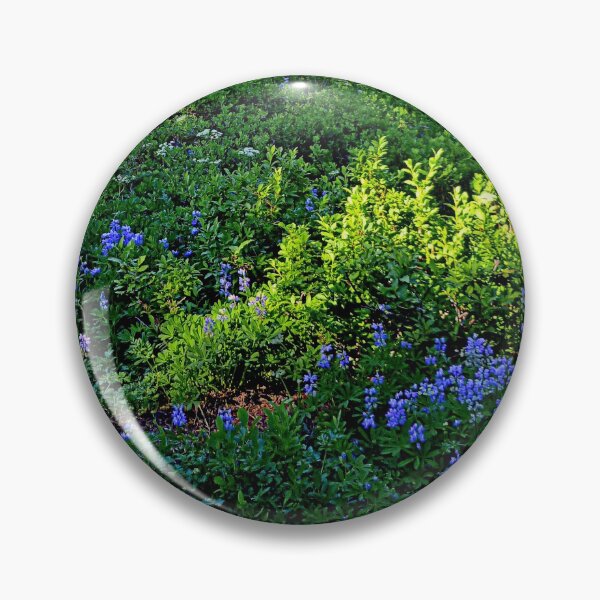 Item preview, LUPINES BESIDE THE LAKE designed and sold by Elaine Bawden.