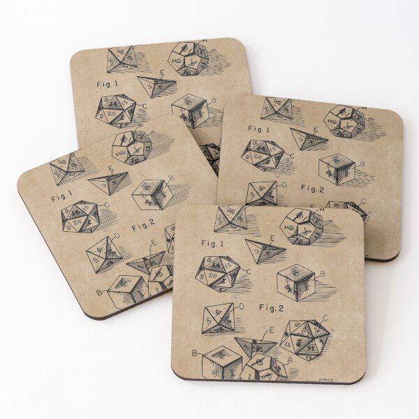 Item preview, Patent Print Design RPG Dice Set 1999 designed and sold by MadebyDesign.