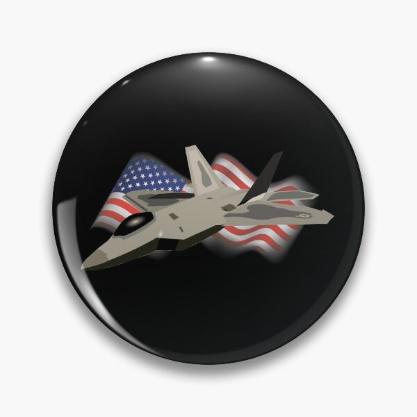 Artikelvorschau, F22 Raptor mit der amerikanischen Flagge entworfen und verkauft von NorseTech.