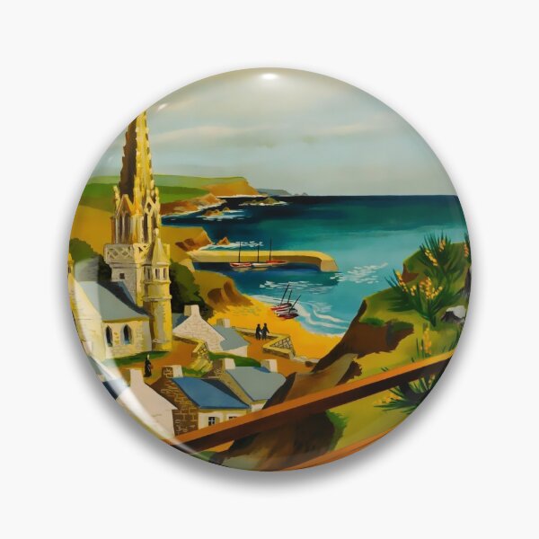 Item preview, Visitez la France Bretagne vintage travel poster designed and sold by stickart-marek.