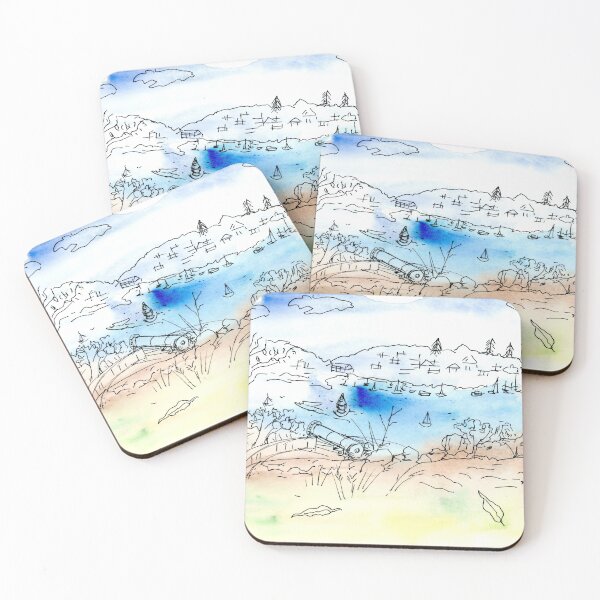Item preview, Sydney Harbour from Georges Heights, Mosman designed and sold by CeciliaBell.