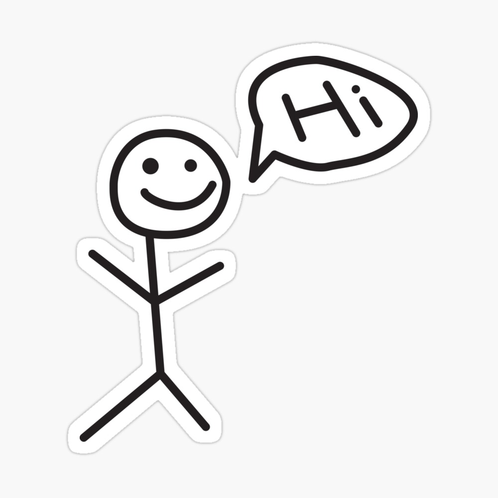 How to draw a stick figure – Hi there!
