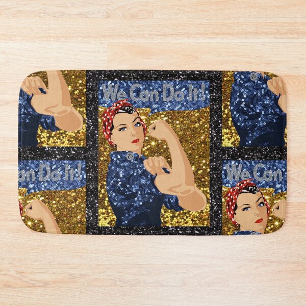 Item preview, glitter print rosie the riveter designed and sold by Gossip Rag.