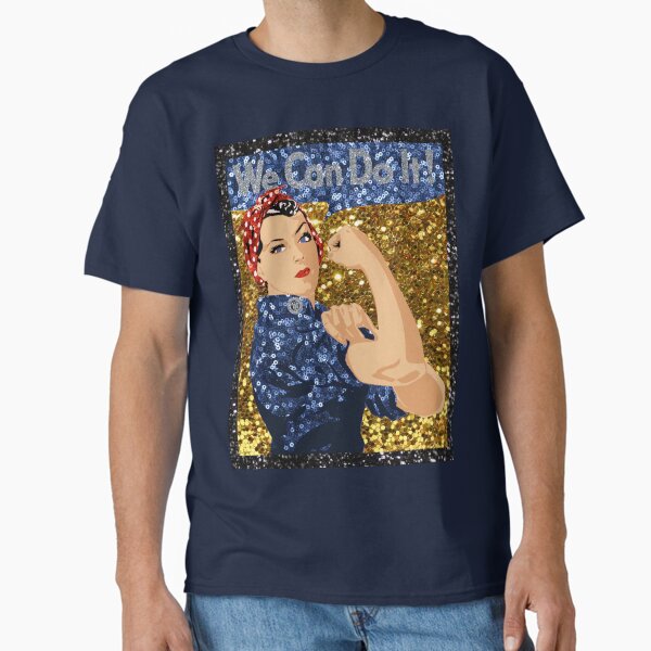 Item preview, glitter print rosie the riveter designed and sold by Gossip Rag.
