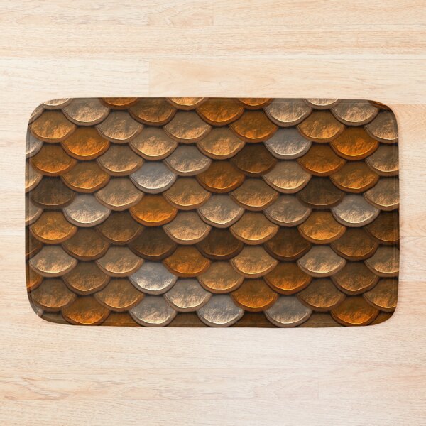 Item preview, Shimmering  scale pattern in brown and copper tones designed and sold by sosweet.