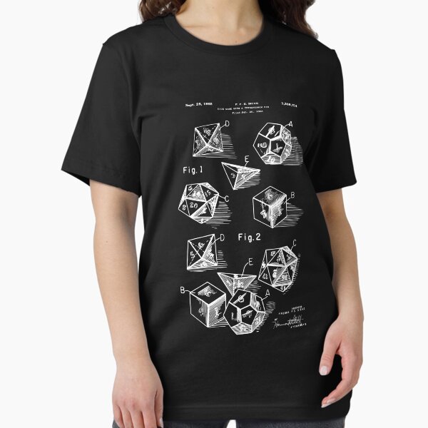 Item preview, D20 Role Playing Dice Set Patent Prints 1999 designed and sold by MadebyDesign.