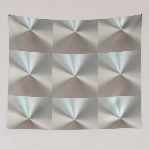 Item preview, Shiny brushed silver surface designed and sold by sosweet.