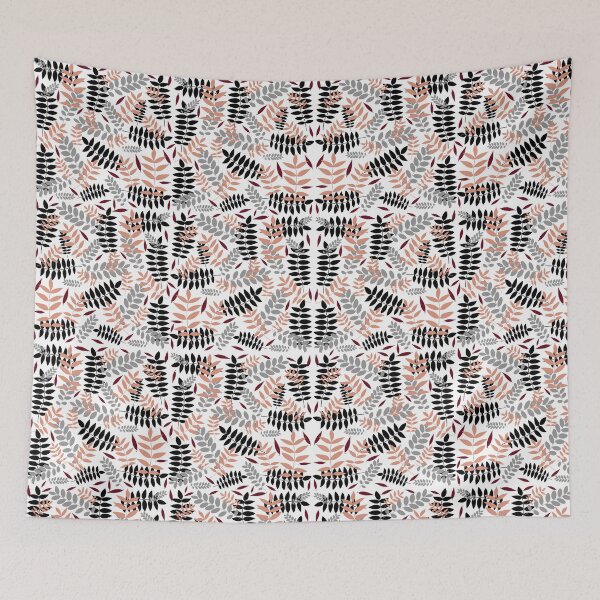 Item preview, Colorful pastel leaves pattern designed and sold by Simplulina.