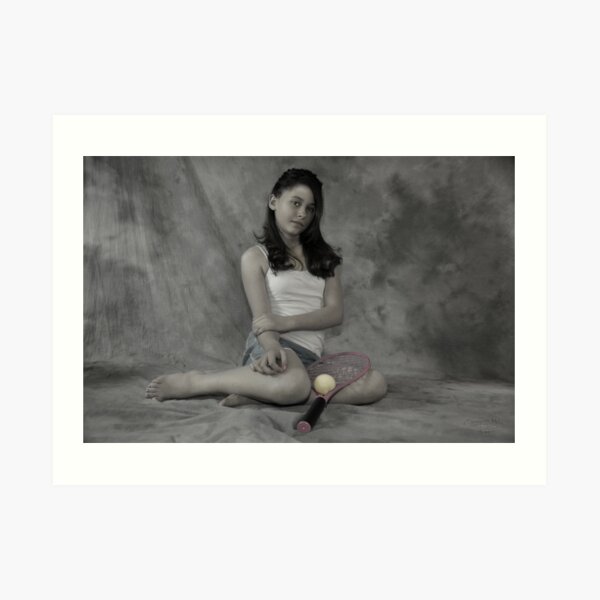 Tennis Anyone ?" Art Print