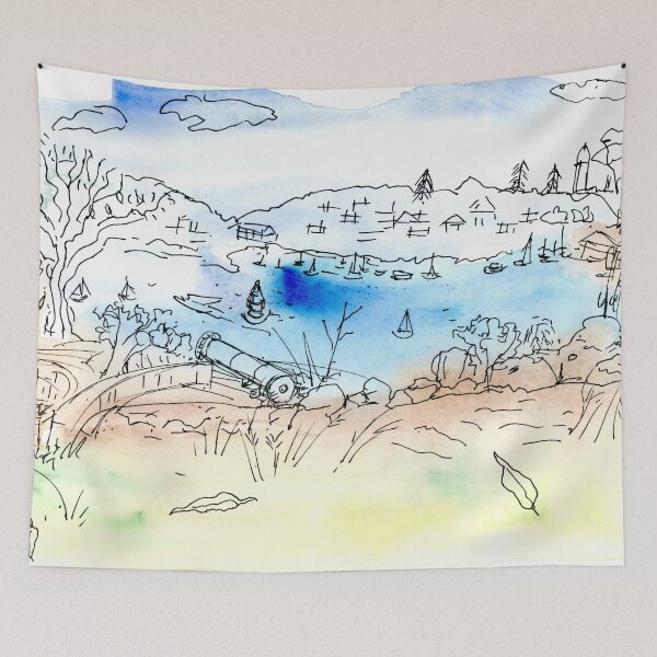 Item preview, Sydney Harbour from Georges Heights, Mosman designed and sold by CeciliaBell.