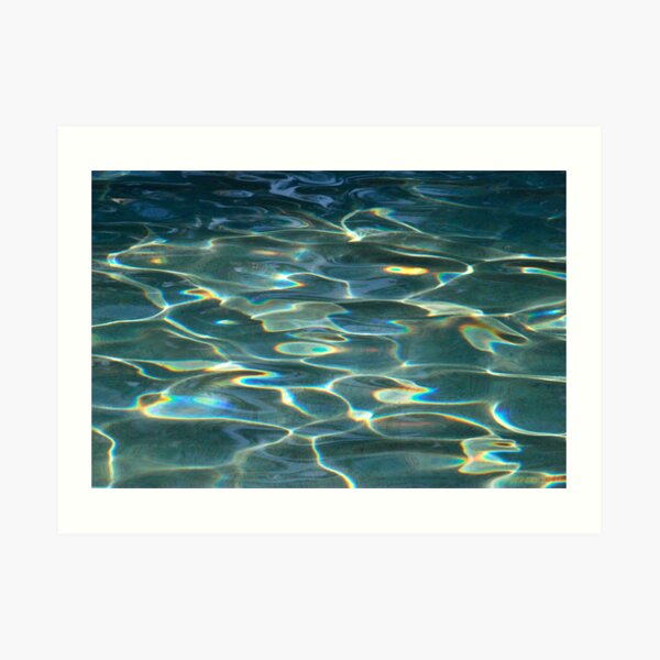 Aqua Art Print