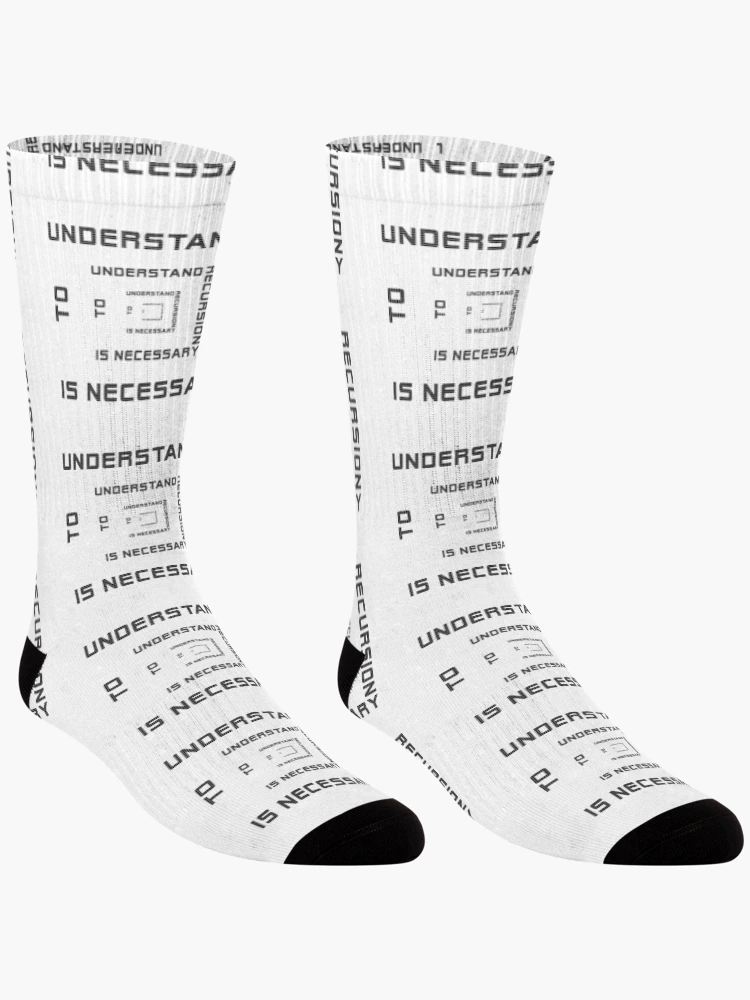 Thumbnail 3 of 5, Socks, Recursion - multiple designed and sold by wagnerps.