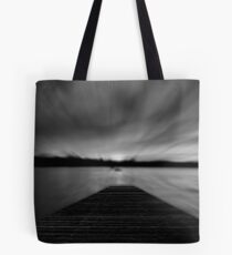 Sunrise at jetty Tote Bag