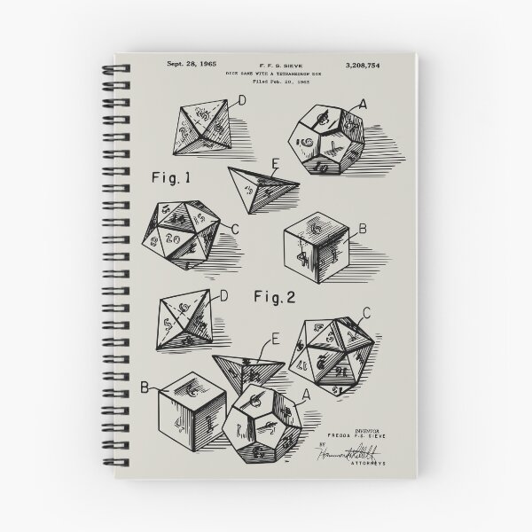 Item preview,  Patent Prints 1999 - RPG Set of Dice designed and sold by MadebyDesign.