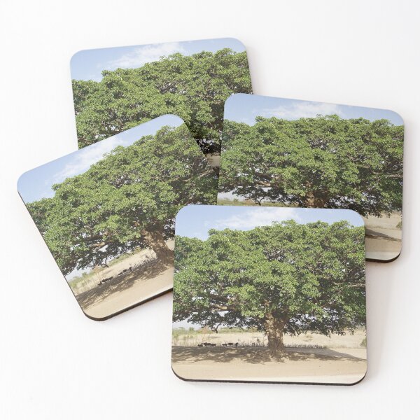 Item preview, Large Acacia Tree in Arid Landscape designed and sold by Annalucia.