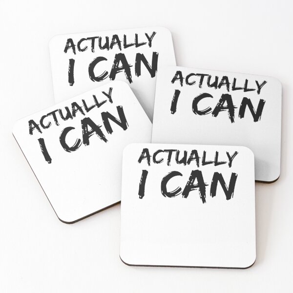 Item preview, Actually I Can Christian Quote designed and sold by TNDesignStudio.