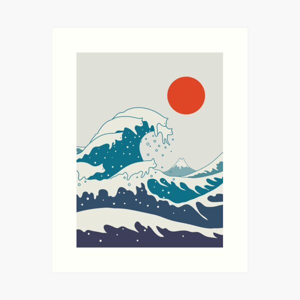 Cat Landscape 34 Art Print