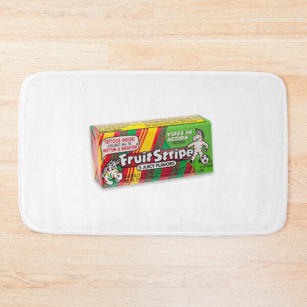 Item preview, Old School Retro Fruit Stripe Gum Sticker Aesthetic 90s Early 2000s  designed and sold by sloppydisk.