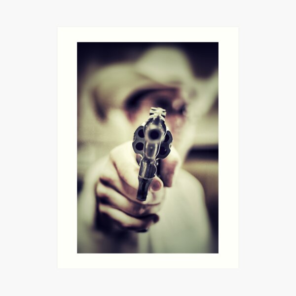 And hell followed with him Art Print