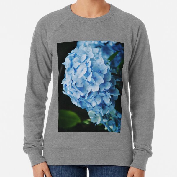 Nantucket Blue Hydrangeas Lightweight Sweatshirt