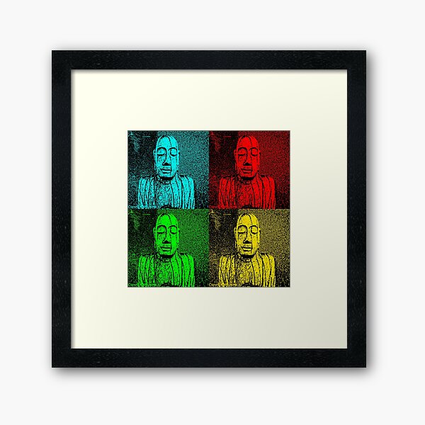 Karma Squared = 4 x the luck Framed Art Print