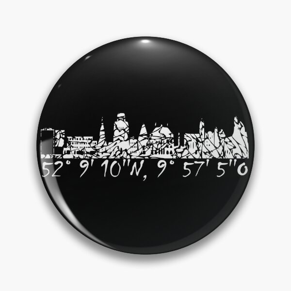 Item preview, Skyline Hildesheim with coordinates of the viewpoint designed and sold by Kalli-design.