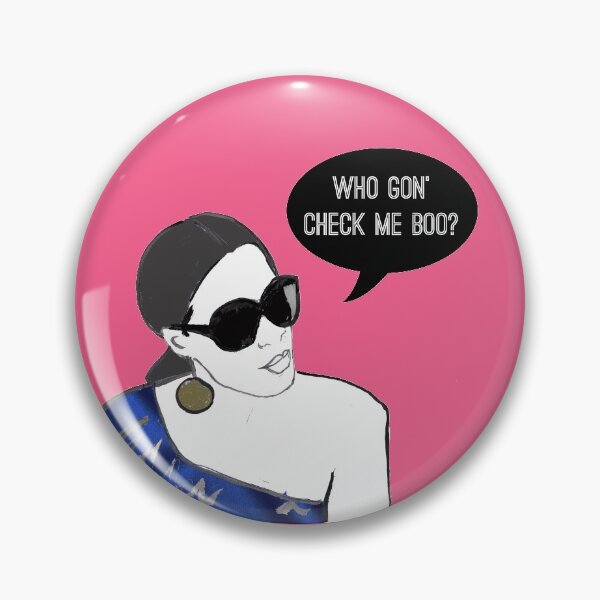 Item preview, Who gon' check me boo? designed and sold by Katsillustration.