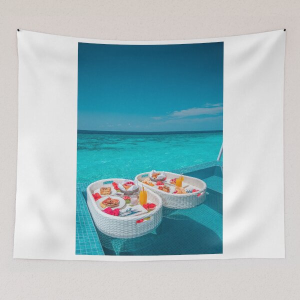 Item preview, Tropical Maldives Breakfast, Turquoise Ocean designed and sold by newburyboutique.