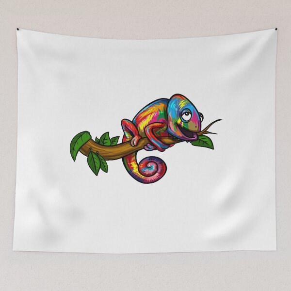 Item preview, Chameleon Rainbow Lizard designed and sold by underheaven.