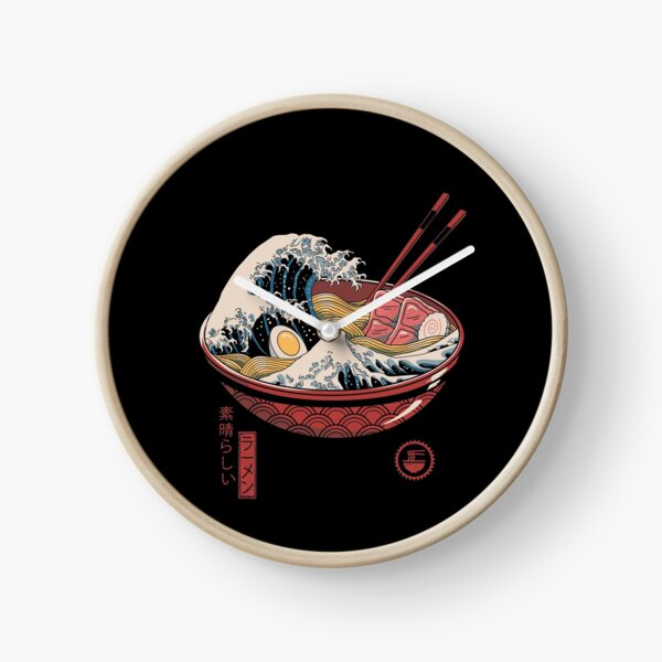 Gran ramen de onda Reloj