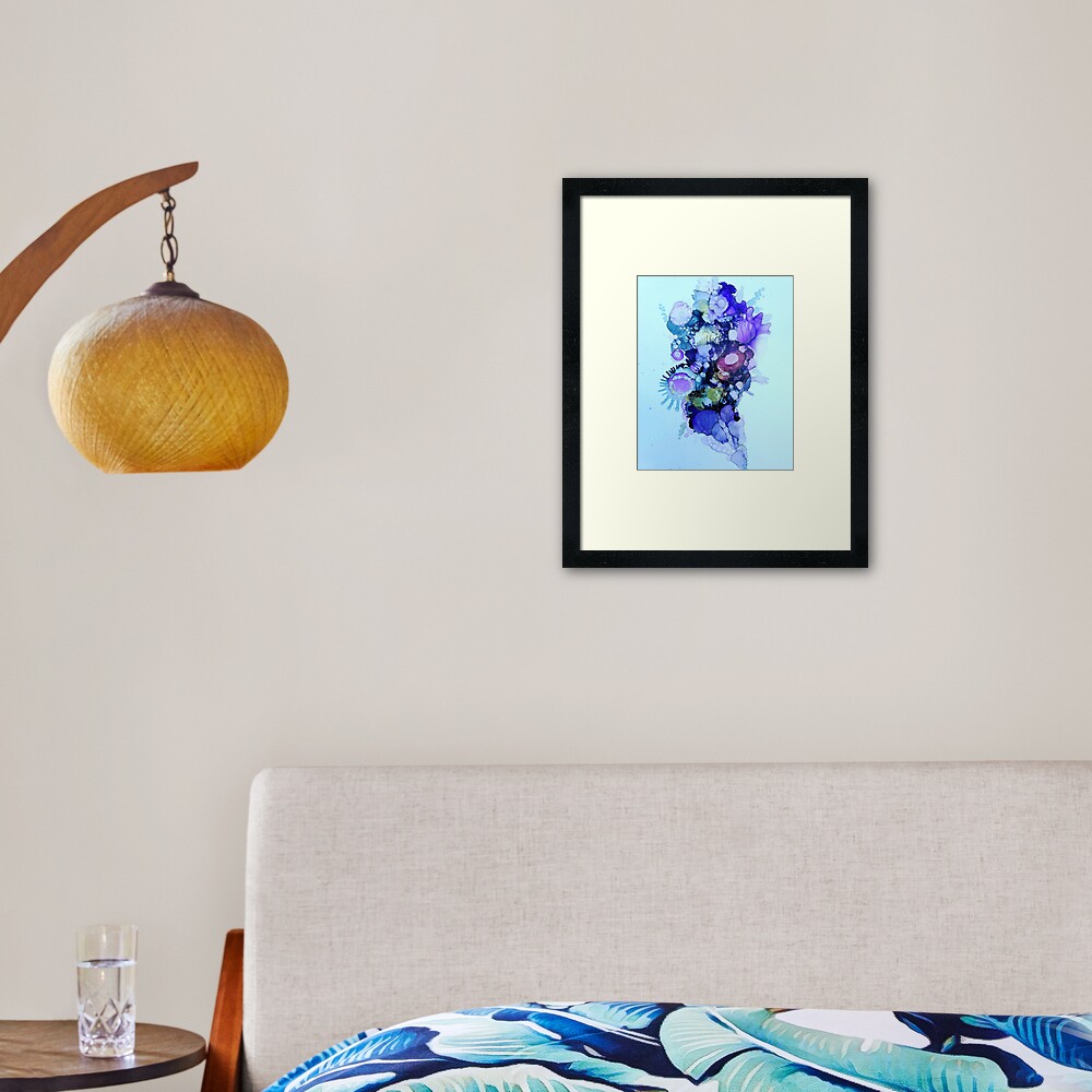 Item preview, Framed Art Print designed and sold by curlyartcloud.