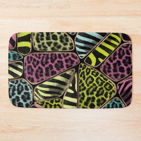 Item preview, Colorful Animal Print - Leopard and Zebra designed and sold by k9printart.