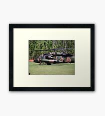 Helicopter Prince Williams Visit to Cardwell, North Queensland, Australia 2012 Framed Print