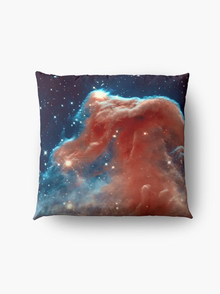 Alternate view of The Horsehead Nebula in Orion. Hubble Image. Isn't Astronomy Wonderful! Floor Pillow