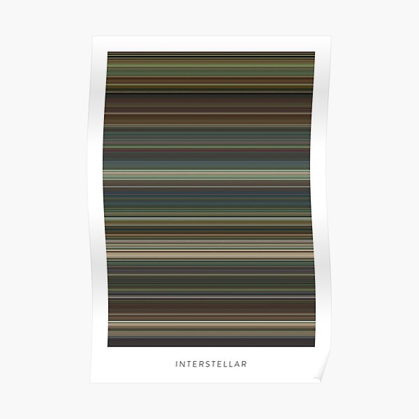 Interstellar - Filmplakat - Die Farben der Bewegung Poster