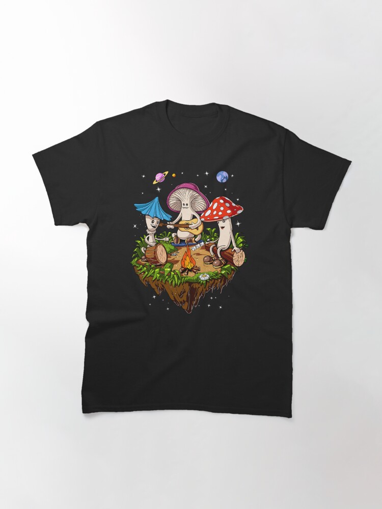 Thumbnail 3 of 7, Classic T-Shirt, Hippie Magic Mushroom designed and sold by underheaven.