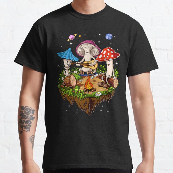 Hippie Magic Mushroom  Classic T-Shirt