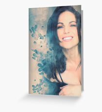 Lana Parrilla #Flowers Greeting Card