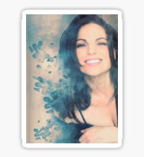 Lana Parrilla #Flowers Sticker