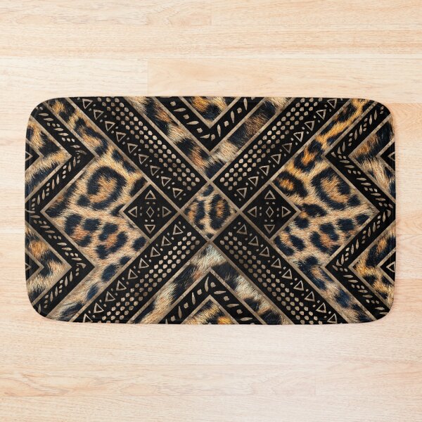 Item preview, Leopard Fur with Ethnic Ornaments #1 designed and sold by k9printart.