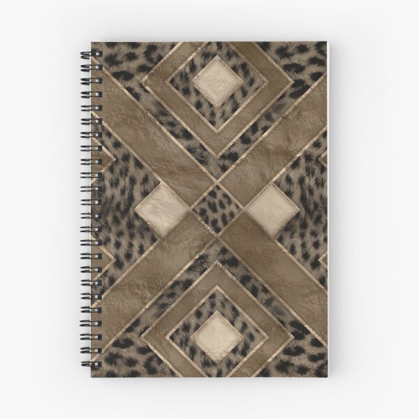 Item preview, Leopard Fur Texture Geometric Pattern designed and sold by k9printart.