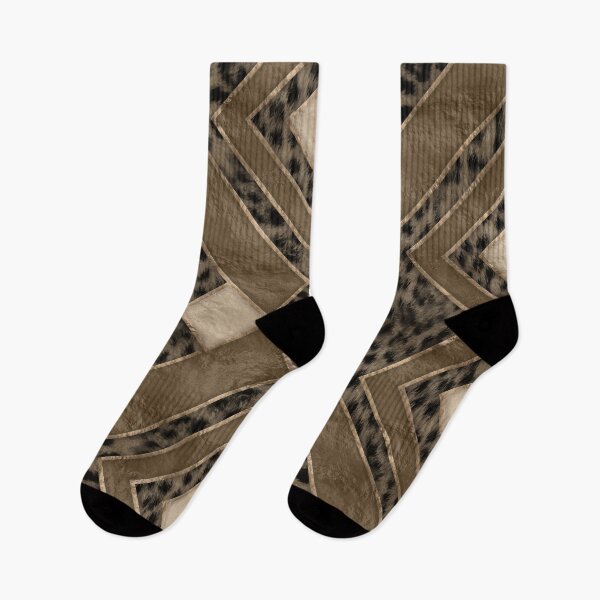 Item preview, Leopard Fur Texture Geometric Pattern designed and sold by k9printart.