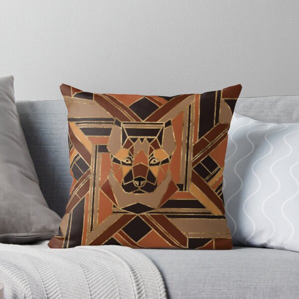 Item preview, Art Deco German Shepherd dog  designed and sold by k9printart.