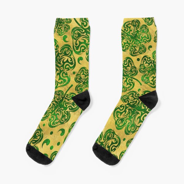 Item preview, Four-leaf Lucky Clover Shamrock Pattern designed and sold by k9printart.