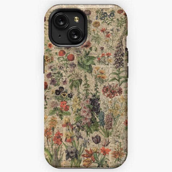 Poppies on Green Clear Case for iPhone® by Cases by Kate