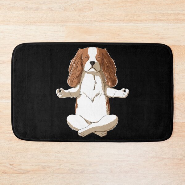 Item preview, Yoga Cavalier King Charles Spaniel designed and sold by alwe-designs.