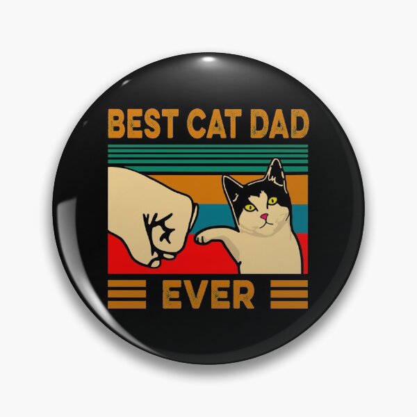 Best Cat Dad Ever Pin