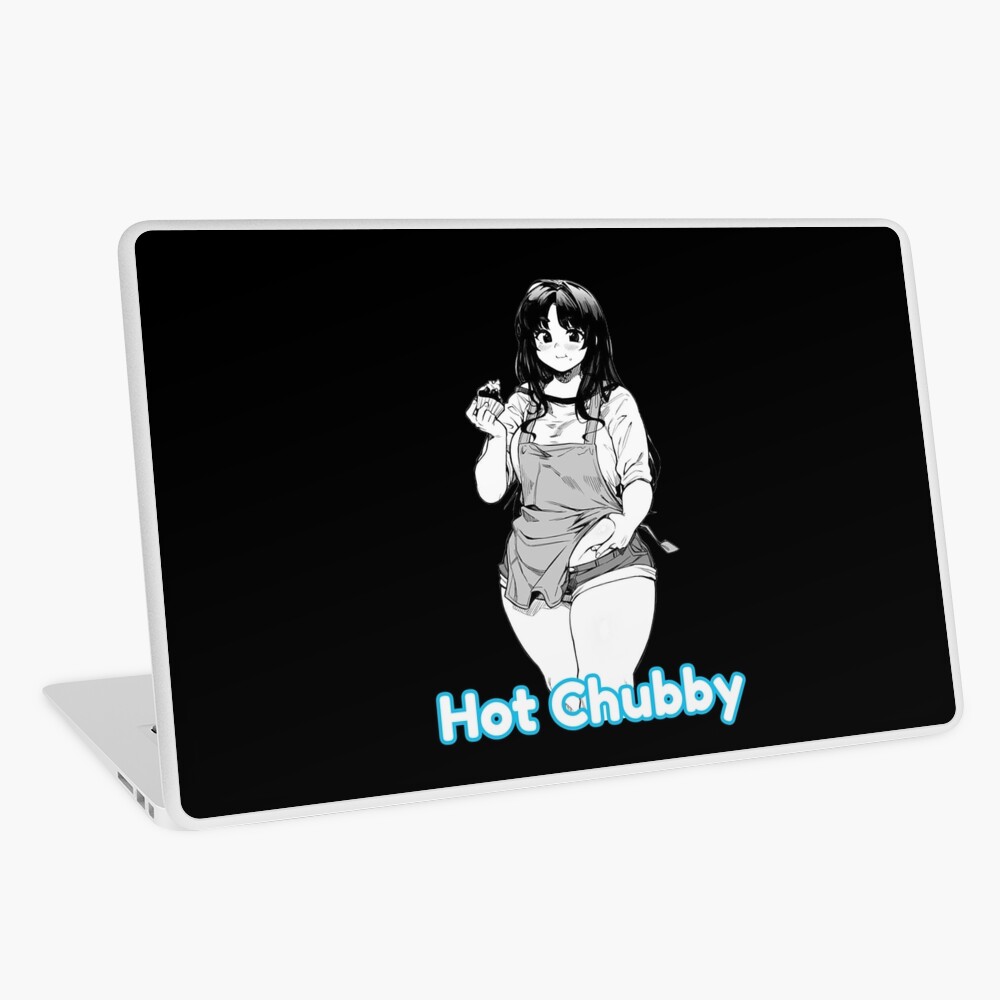 Vinilo para portátil for Sale con la obra «Chica de anime gordita caliente»  de boohenterprise | Redbubble