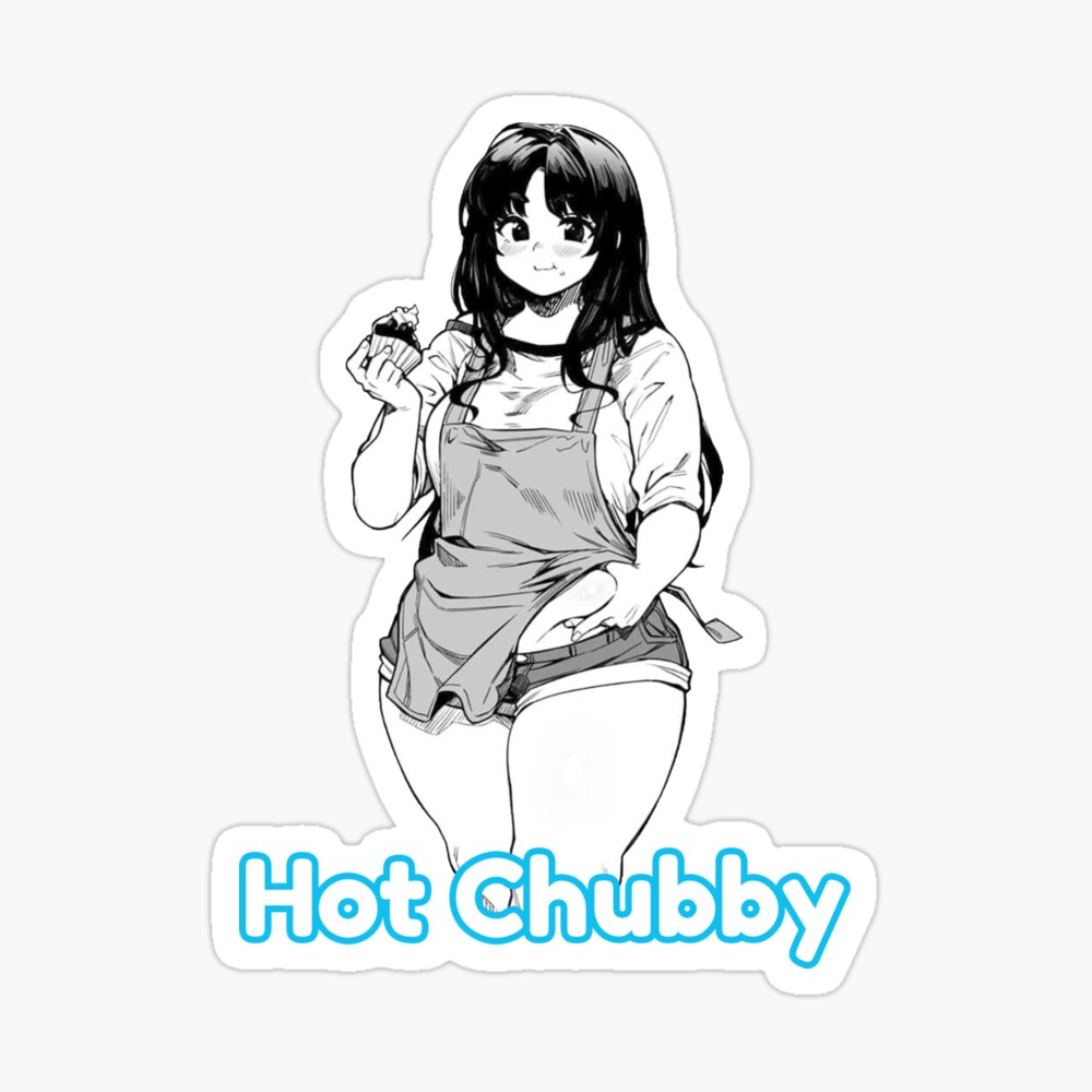 Hot Chubby Anime Girl | Greeting Card