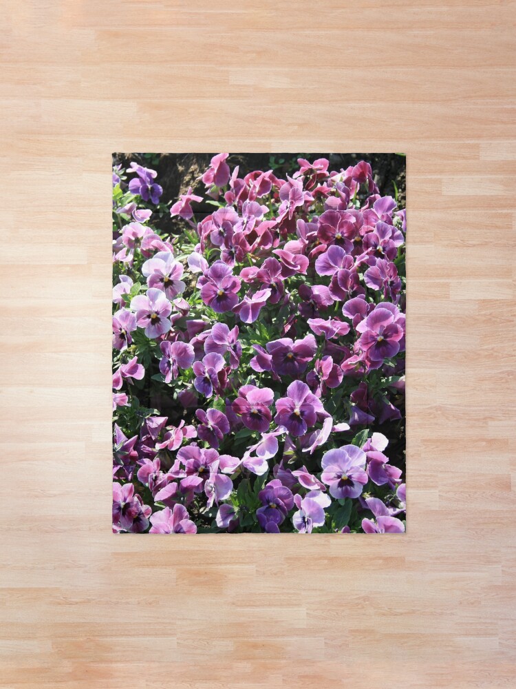 Alternate view of Purple Romantic Flowers Comforter